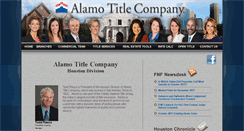 Desktop Screenshot of alamotitle-houston.com